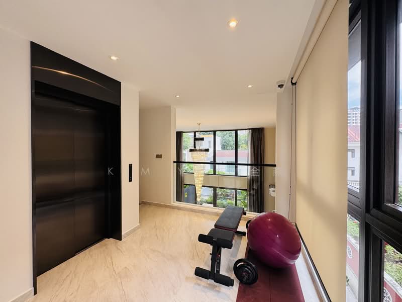 Brand New & luxury, 4 levels with Lift, living Hall with double volume high ceiling, walk to Novena MRT - call 8130 3636 to view now!, 6 Bedrooms, 6,926 sqft, Corner Terrace For Sale, by Kim Yan 金燕, 500110483 - Gym - PropertyGuru.com.sg