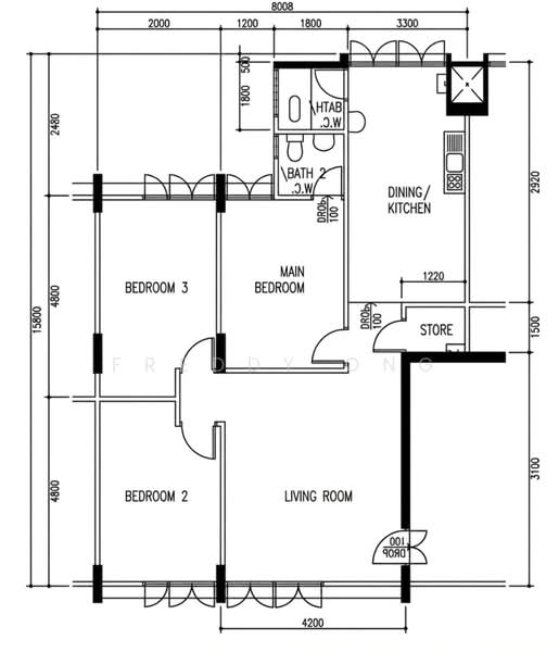 111 Serangoon North Avenue 1, 111 Serangoon North Avenue 1, 3 Bedrooms, 980 sqft, HDB Flat For Sale, by Freddy Ong, 500110494 - PropertyGuru.com.sg