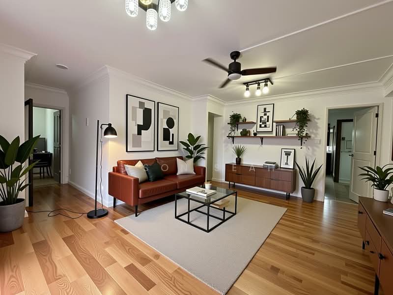 739 Woodlands Circle, 739 Woodlands Circle, 3 Bedrooms, 1,098 sqft, HDB Flat For Sale, by Jason Seah, 500110662 - Living Room Artist Impression - PropertyGuru.com.sg