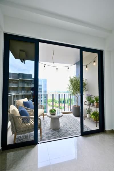 Parc Botannia, 10 Fernvale Street, 3 Bedrooms, 980 sqft, Condominium For Sale, by Karen Lim, 500110796 - Balcony - PropertyGuru.com.sg