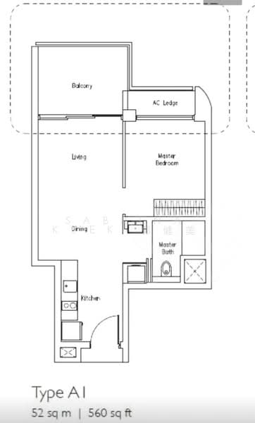 Lakeville, 1 Jurong Lake Link, 1 Bedroom, 560 sqft, Condominium For Sale, by Sabrina Kuek 郭健美, 500110924 - PropertyGuru.com.sg
