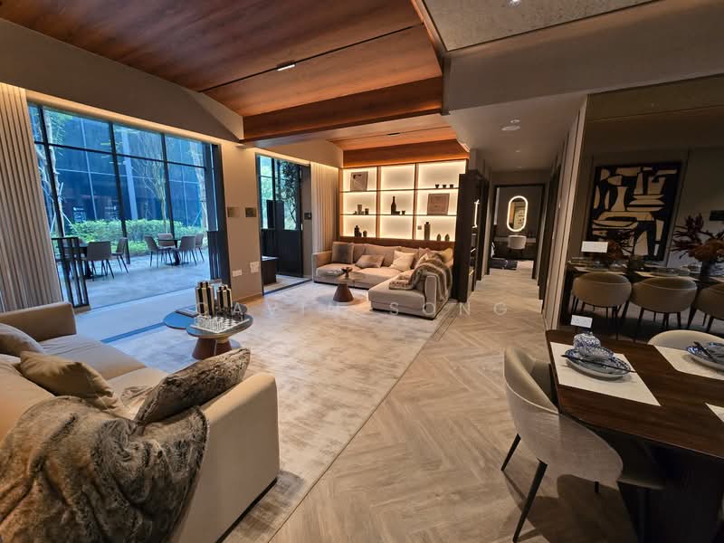 Springleaf Residence, 811 Upper Thomson Road, 5 Bedrooms, 1,453 sqft, Condominium For Sale, by Cavin Song, 500110989 - Living Room - PropertyGuru.com.sg