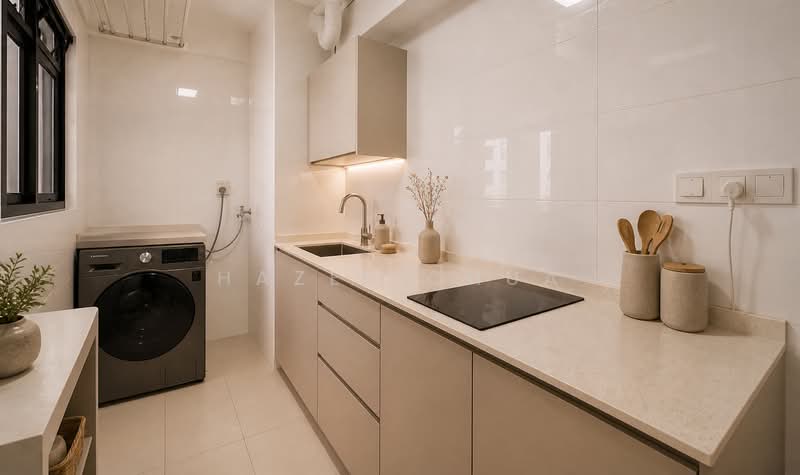 419C Northshore Drive, 419C Northshore Drive, 1 Bedroom, 409 sqft, HDB Flat For Sale, by Hazel Chua, 500110992 - Kitchen - PropertyGuru.com.sg