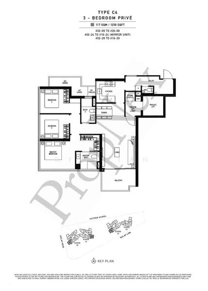 Seaside Residences, 16 Siglap Link, 3 Bedrooms, 1,259 sqft, Apartment For Rent, by Ryan Tan, 500111171 - PropertyGuru.com.sg