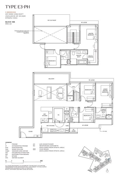 Rare Freehold Brand New Penthouse, , 5 Bedrooms, 2,164 sqft, Condominium For Sale, by Natalie Hon, 500111236 - PropertyGuru.com.sg