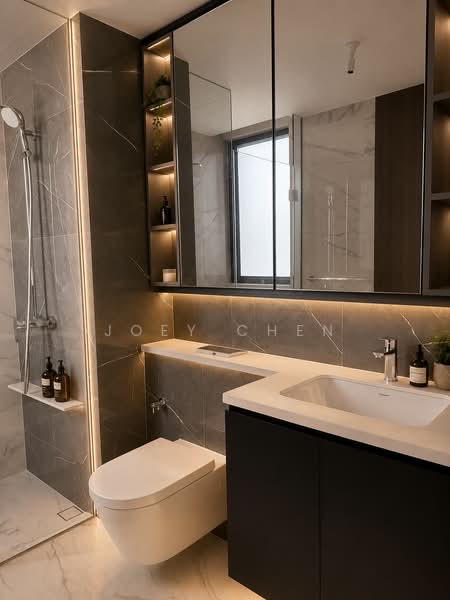 Bartley Vue, 8 Jalan Bunga Rampai, 3 Bedrooms, 947 sqft, Condominium For Sale, by Joey Chen, 500111339 - Bathroom - PropertyGuru.com.sg