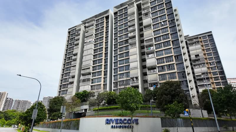 Rivercove Residences EC, 20 Anchorvale Ln, 3 Bedrooms, 1,076 sqft, Executive Condominium For Sale, by Mark Wong, 500111487 - Exterior - PropertyGuru.com.sg