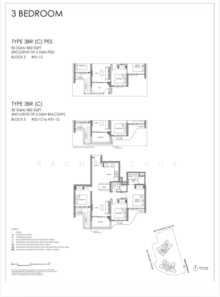 Vela Bay, Bayshore Road, 3 Bedrooms, 883 sqft, Condominium For Sale, by Rachel Chua, 500111521 - PropertyGuru.com.sg