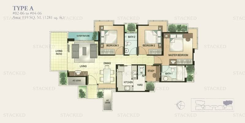 Aspen Loft, 170 Joo Chiat Terrace, 3 Bedrooms, 1,280 sqft, Apartment For Sale, by Ivy Tiong, 500111537 - PropertyGuru.com.sg