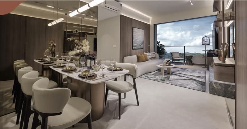 Tengah Garden Residences, Tengah Garden Avenue, 2 Bedrooms, 624 sqft, Condominium For Sale, by Frankie Poh, 500111754 - Dining Room - PropertyGuru.com.sg