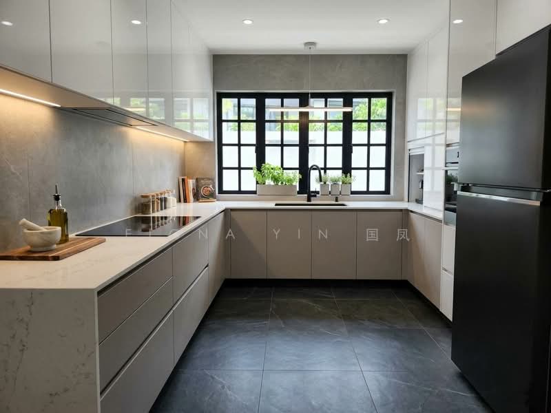 ⭐️Very Motivated⭐️1km HPPS⭐️Great Value⭐️Fiona 国凤 8218☎️5108, Grove Avenue, Grove Drive, Grove Crescent, Grove Lane, Holland Grove Drive, Holland Grove Terrace, Holland Grove Lane, Holland Walk, Holland Grove Avenue, 4 Bedrooms, 4,000 sqft, Semi-Detached House For Sale, by Fiona Yin 国凤, 500111953 - Kitchen  (after) - PropertyGuru.com.sg