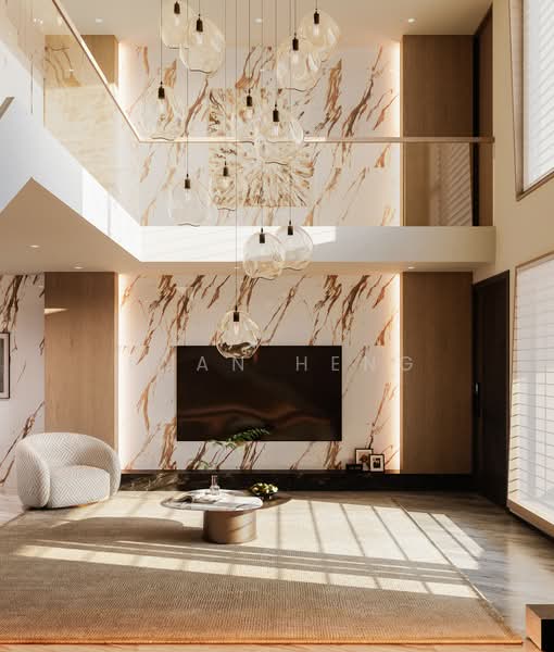TOP Soon - good buy brand new- 2.5-Sty w Mezzanine & Lift - 4,263 sqft, Dafne Street, 5 Bedrooms, 4,263 sqft, Terraced House For Sale, by Ryan Heng, 500112050 - Living Room - PropertyGuru.com.sg