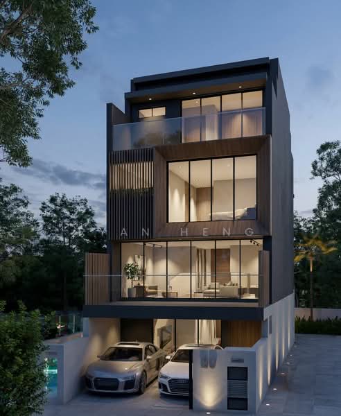 TOP Soon - good buy brand new- 2.5-Sty w Mezzanine & Lift - 4,263 sqft, Dafne Street, 5 Bedrooms, 4,263 sqft, Terraced House For Sale, by Ryan Heng, 500112050 - Exterior - PropertyGuru.com.sg