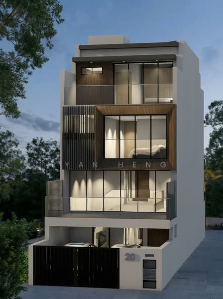 TOP Soon | 2.5-Storey w/ Mezzanine & Lift | 4 Levels | 4,263 sqft | 5 Rooms | 4 Ensuite, Dafne Street, 5 Bedrooms, 4,263 sqft, Terraced House For Sale, by Ryan Heng, 500112050 - Exterior - PropertyGuru.com.sg
