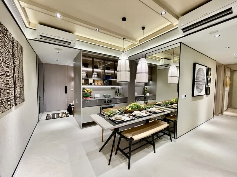 Union Square Residences, 28 Havelock Road,, 3 Bedrooms, 1,066 sqft, Condominium For Sale, by Elaine Goh, 500112060 - Dining Room - PropertyGuru.com.sg