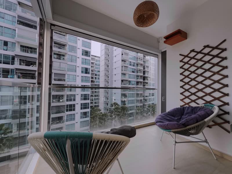 A Treasure Trove, 54 Punggol Walk, 2 Bedrooms, 775 sqft, Condominium For Rent, by Stephen Lee, 500112081 - Balcony - PropertyGuru.com.sg