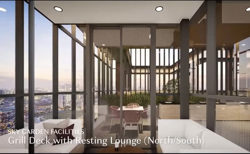 The Continuum, 1-8 Thiam Siew Avenue, 4 Bedrooms, 1,227 sqft, Condominium For Sale, by Jocelyn Or, 500112495 - Sky Garden Grill Deck  - PropertyGuru.com.sg