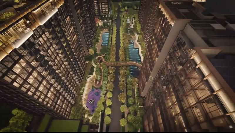 The Continuum, 1-8 Thiam Siew Avenue, 4 Bedrooms, 1,227 sqft, Condominium For Sale, by Jocelyn Or, 500112495 - Link bridge - PropertyGuru.com.sg