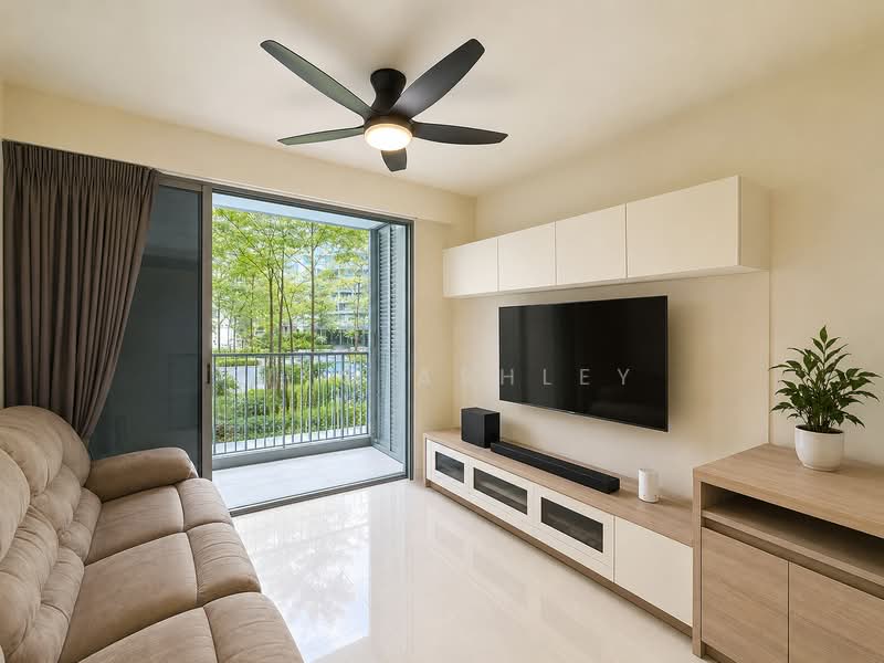 FLO Residence, 9 Punggol Field Walk, 4 Bedrooms, 1,345 sqft, Condominium For Rent, by Riko Ashley, 500112558 - Living Room - PropertyGuru.com.sg