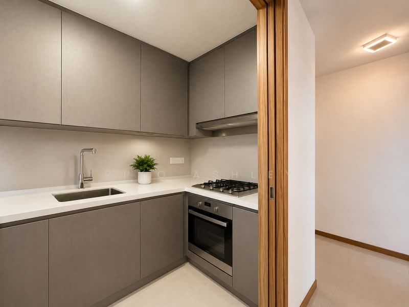 FLO Residence, 9 Punggol Field Walk, 4 Bedrooms, 1,345 sqft, Condominium For Rent, by Riko Ashley, 500112558 - Kitchen - PropertyGuru.com.sg