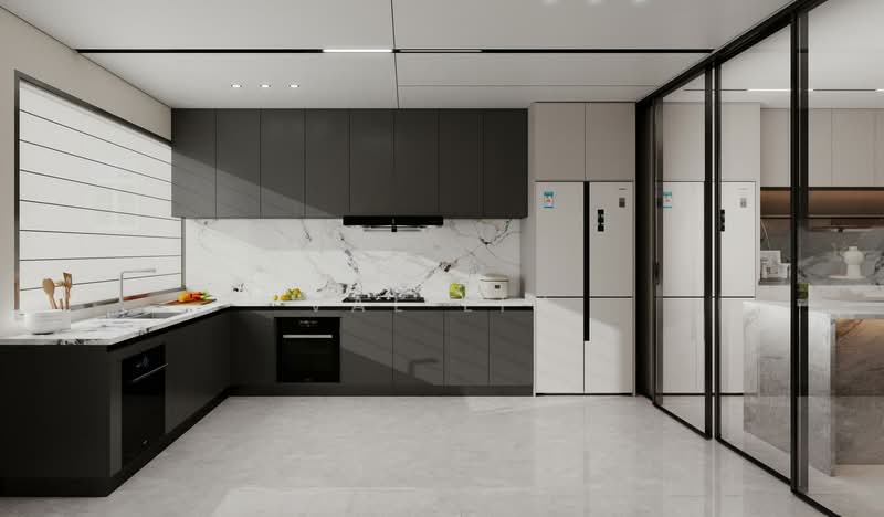 ◤ TOP SOON! Serangoon Gardens Brand New with Lift Best Layout View Today 88oo8688, Chomp Chomp Serangoon Gardens MRT, 5 Bedrooms, 6,000 sqft, Terraced House For Sale, by Val Lin, 500112592 - Kitchen - PropertyGuru.com.sg