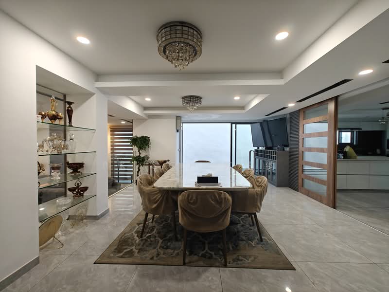 Seletar Hills Estate Bungalow - Rebuilt in 2022, , 8 Bedrooms, 10,000 sqft, Bungalow House For Sale, by PK Soh 苏培钧, 500112958 - Dining Room - PropertyGuru.com.sg