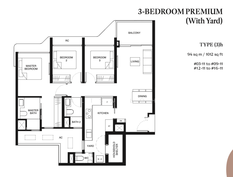 Tengah Garden Residences, Tengah Garden Avenue, 3 Bedrooms, 818 sqft, Condominium For Sale, by Alisa Loh, 500113045 - PropertyGuru.com.sg