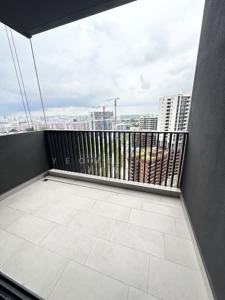 Lentor Modern, Lentor Central, 3 Bedrooms, 980 sqft, Condominium For Rent, by Yeong Wei Jian, 500113119 - Balcony - PropertyGuru.com.sg