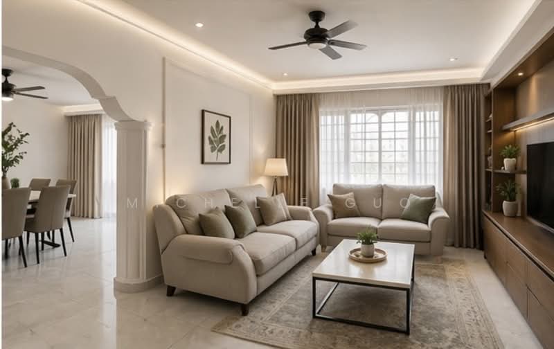 614 Choa Chu Kang Street 62, 614 Choa Chu Kang Street 62, 3 Bedrooms, 1,410 sqft, HDB Flat For Sale, by Michelle Guo, 500113191 - Living Room - PropertyGuru.com.sg