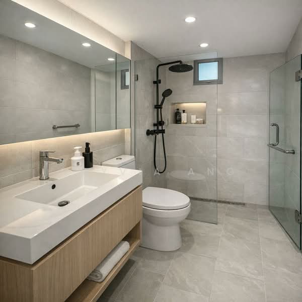 518A Tampines Central 7, 518A Tampines Central 7, 3 Bedrooms, 990 sqft, HDB Flat For Sale, by Mayvia Ang, 500113238 - Bathroom - PropertyGuru.com.sg