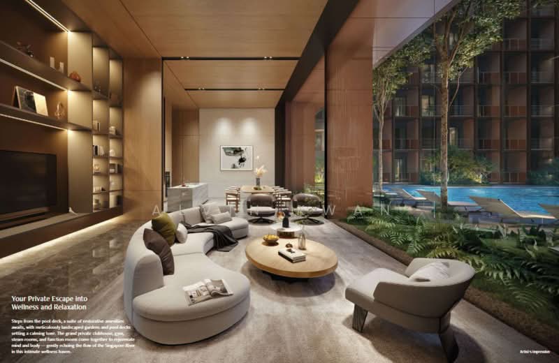 The Robertson Opus, 11 Unity Street, 3 Bedrooms, 1,152 sqft, Condominium For Sale, by Alvin Kwan, 500113240 - Living Room - PropertyGuru.com.sg