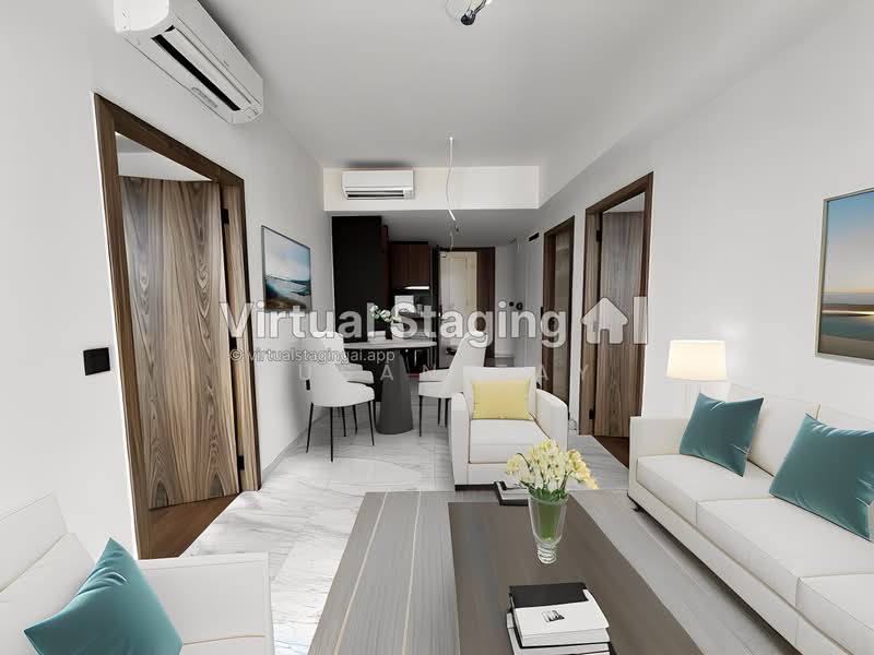 Coastline Residences, 7 Amber Road, 2 Bedrooms, 710 sqft, Condominium For Sale, by Susan Tay, 500113389 - Living Room - PropertyGuru.com.sg