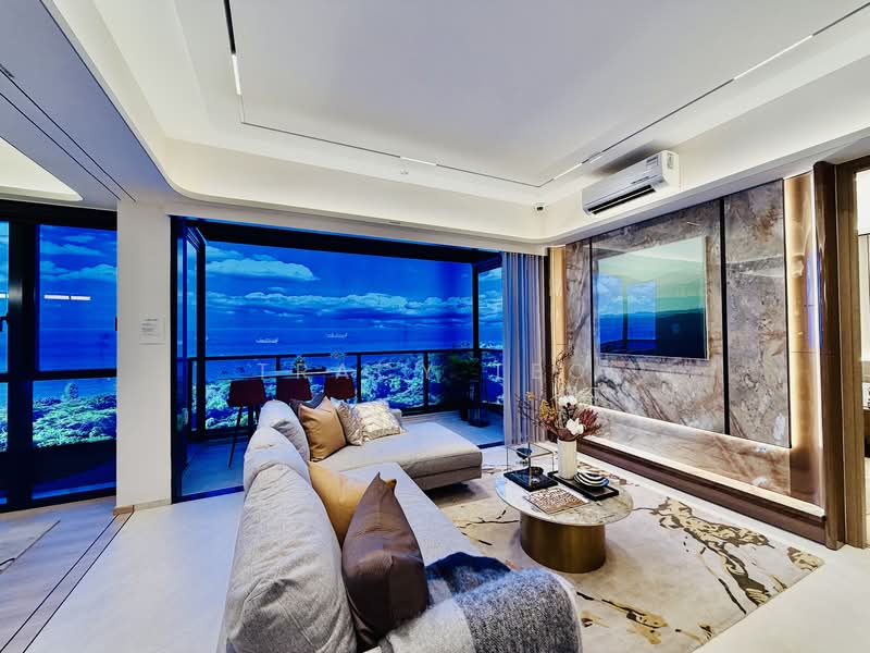 Vela Bay, 1 Bayshore Walk, 5 Bedrooms, 1,582 sqft, Condominium For Sale, by Tracy Teo, 500113404 - Living Room - PropertyGuru.com.sg