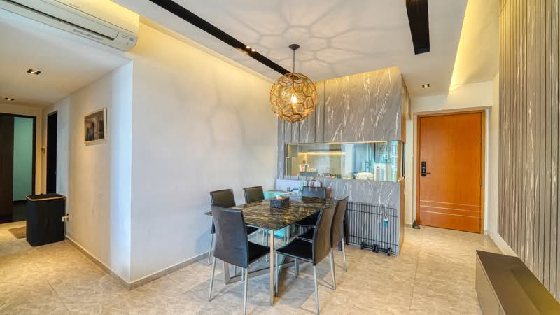 The Quartz, 51 Compassvale Bow, 3 Bedrooms, 1,335 sqft, Condominium For Sale, by Sam Chin, 500113407 - Dining Room - PropertyGuru.com.sg