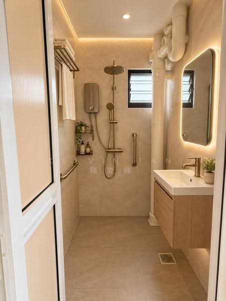 463 Crawford Lane, 463 Crawford Lane, Beach Road / Bugis / Rochor, 2 Bedrooms, 646 sqft, HDB Flat For Sale, by Kelvin Tan 陈克辉, 500113646 - Bathroom - PropertyGuru.com.sg