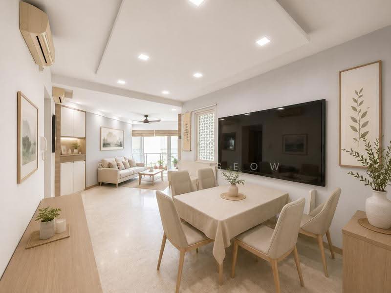 Cote D'Azur, 66 Marine Parade Road, East Coast / Marine Parade, 2 Bedrooms, 1,152 sqft, Condominium For Sale, by Sheryl Seow, 500113700 - Living Room - PropertyGuru.com.sg