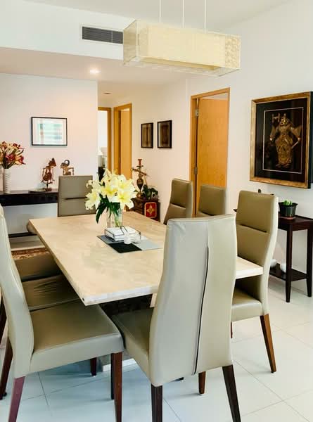 One Shenton, 1 Shenton Way, 3 Bedrooms, 1,593 sqft, Condominium For Rent, by Julius WL Fock, 500113714 - Dining Room - PropertyGuru.com.sg