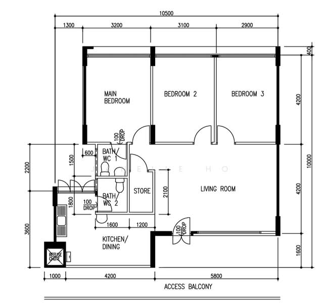 111 Mcnair Road, 111 Mcnair Road, 3 Bedrooms, 904 sqft, HDB Flat For Sale, by Janelle Ho, 500113778 - PropertyGuru.com.sg