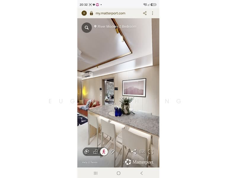 River Modern, River Galley Green, 2 Bedrooms, 538 sqft, Condominium For Sale, by Eugene Chieng, 500113820 - Living Room - PropertyGuru.com.sg