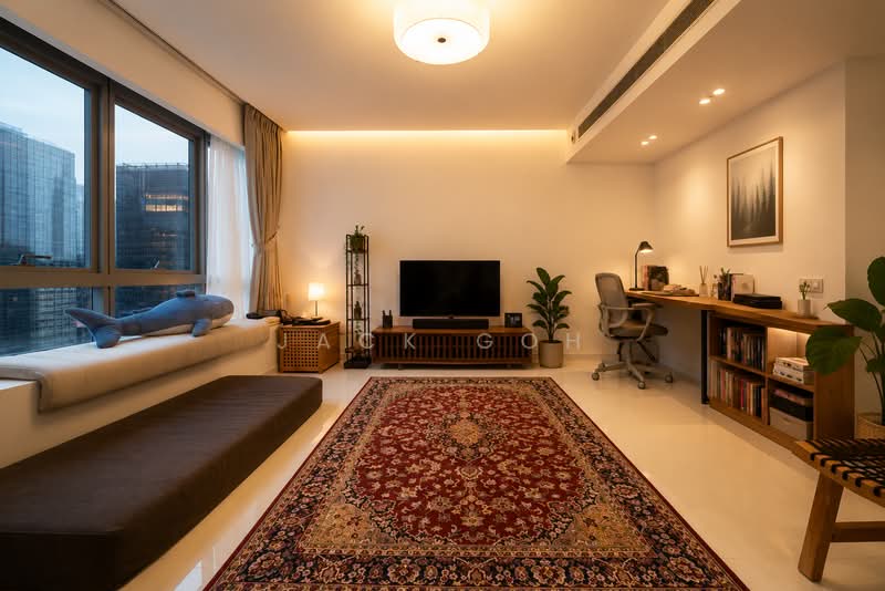 One Shenton, 1 Shenton Way, 1 Bedroom, 581 sqft, Condominium For Sale, by Jack Goh, 500113873 - Living Room - PropertyGuru.com.sg