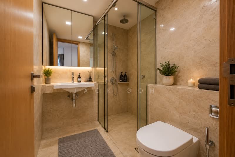 One Shenton, 1 Shenton Way, 1 Bedroom, 581 sqft, Condominium For Sale, by Jack Goh, 500113873 - Bathroom - PropertyGuru.com.sg