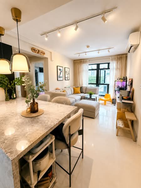 115A Alkaff Crescent, 115A Alkaff Crescent, 2 Bedrooms, 732 sqft, HDB Flat For Sale, by Cindy Chua, 500113891 - Dining & Living Room - PropertyGuru.com.sg