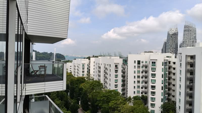 Corals at Keppel Bay, 19 Keppel Bay Drive, 2 Bedrooms, 861 sqft, Condominium For Rent, by Jian Ming, 500114084 - Balcony - PropertyGuru.com.sg