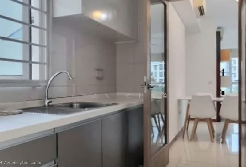 Caspian, 54 Lakeside Drive, 3 Bedrooms, 1,001 sqft, Condominium For Sale, by Leon Chua, 500114191 - Kitchen - PropertyGuru.com.sg