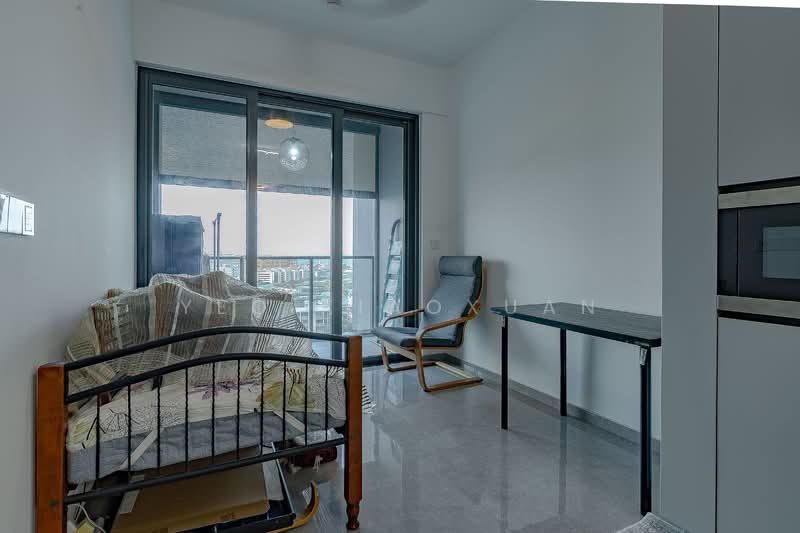 Parc Clematis, 8E Jalan Lempeng, 1 Bedroom, 452 sqft, Condominium For Rent, by Yeo XiaoXuan, 500114202 - Balcony - PropertyGuru.com.sg