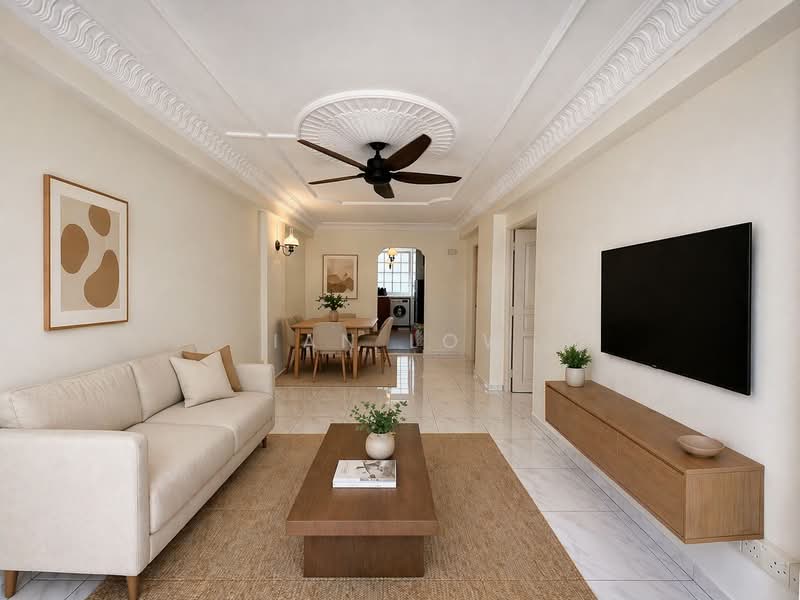 Blk 417 Tampines Street 41, Tampines Street 41, 2 Bedrooms, 743 sqft, HDB Flat For Sale, by Ian Low, 500114310 - Living Room - PropertyGuru.com.sg