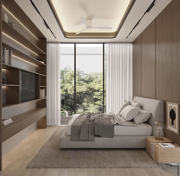 New Built Corner Terrace at Brighton Crescent, , 4 Bedrooms, 6,500 sqft, Corner Terrace For Sale, by Kenneth Tan, 500114318 - Bedroom - PropertyGuru.com.sg