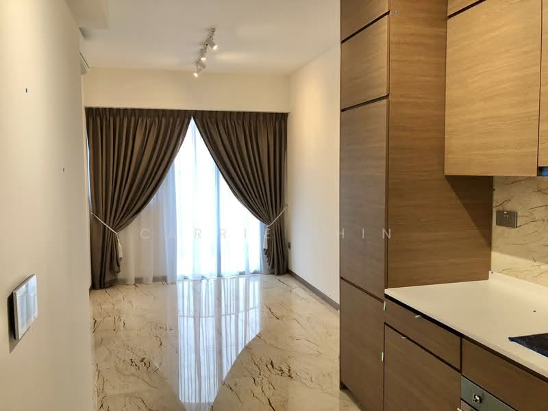 Queens Peak, 1 Dundee Road, 1 Bedroom, 441 sqft, Condominium For Sale, by Carrie Chin, 500114483 - Living Room - PropertyGuru.com.sg