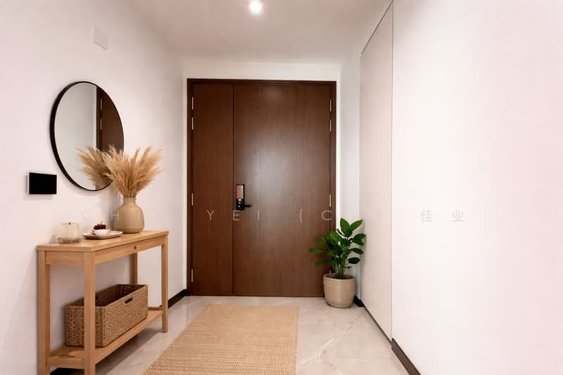 Under $1M! D5! BRAND NEW! Unblocked Pool View! Efficient 1Bed 1Bath, , 1 Bedroom, 527 sqft, Condominium For Sale, by Chia Yei (CY) 佳业, 500114558 - Entrance - PropertyGuru.com.sg