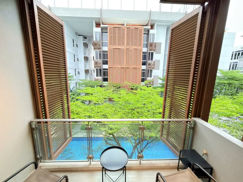 The Greenwich, 5 Seletar Road, 1 Bedroom, 603 sqft, Condominium For Sale, by Jasper Sng, 500115013 - Balcony - PropertyGuru.com.sg